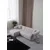 Atelier del Sofa Ugaona garnitura Boxer, 290x165 cm, Svetlo siva