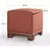 Atelier del Sofa Tabure Lenover, 50x47x50cm, Braon