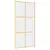 Klizna vrata zlatna 102,5x205 cm prozirno staklo ESG i aluminij