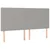 Vidaxl Box spring postelja z vzmetnico svetlo siva 200x200 cm blago