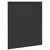 Rolo zavjesa Blackout Black 130x150 cm Širina tkanine 126,6 cm