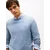 TOMMY HILFIGER Pulover svetlo modra