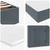 Vidaxl Postelja s shranjevanjem Temno siva 180 x 200 cm Žamet