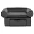 Sofa za pse s ladicom tamnosiva 75 x 50 x 38 cm plišana