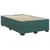 Vidaxl Box spring postelja z vzmetnico temno zelen 120x190 cm žamet