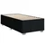 vidaXL Postelja boxspring z vzmetnico Črna 90 x 200 cm Blago