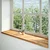 Prozorske klupice 2 kom svijetlosmeđe 160x40x2 cm masivne hrast
