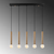 Opviq Luster Tempo-6017, 136cm, 5xE27