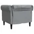 Sofa Svijetlo siva 78,5 x 74,5 x 74,5 cm Poliester