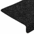 Prostirke za stepenice samoljepljive 20 kom 65x21x4 cm crne pravokutne rubove