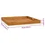 Vidaxl Servirni pladenj 70x70 cm trdna tikovina