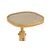 Hanah Home pomoćni sto Opus Kare 42, 42 cm, hrast / sivi / mermer