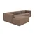 Atelier del Sofa Ugaona garnitura Mora XL 320x69x180cm Braon