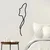 Wallity Zidna dekoracija Woman Face Profile, 18x74cm, Crna
