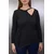 Trendyol Curve Ženska bluza Tbbaw26Af00042, Crna