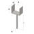 Stopa za grede tip u/i 70x121x90x200x3x16