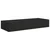 Zidne police s ladicom 2 kom crne 60 x 23,5 x 10 cm MDF
