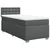 Vidaxl Box spring postelja z vzmetnico temno siva 80x200 cm blago