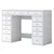 Hanah Home Sto za šminkanje 120x81,6x44,5cm Beli