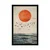 Plakat japandi luna nad morjem - 60x90 silver