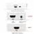 GEMBIRD Audio konverter A-HDMI - HDMI, Mini, Beli