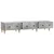 TV ormar Betonska siva 147 x 34,5 x 30 cm Konstruirano drvo