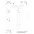 Sollux SL.1226 - Luster na sajli REA 3xE14/12W/230V beton
