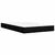 vidaXL Postelja boxspring z vzmetnico Črna 120 x 200 cm Blago