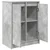 Komoda siva boja betona 57x34x76 cm od konstruiranog drva