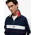 Tommy Jeans Majica Colour-blocked Quarter-zip Relaxed  temno modra / rdeča / bela
