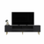HANAH HOME TV polica Dekol1 Anthracite Gold