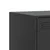 TV ormarići 2 kom crni 67 x 39 x 44 cm čelični