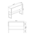 Hanah Home Komoda Luxe, 120x80x30 cm, Bela