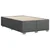 Vidaxl Box spring postelja z vzmetnico temno siva 120x200 cm blago