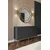 Hanah Home komoda Ayshe 150, 150 cm, antracit / zlatna