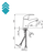 Rosan Slavina za lavabo King J301001