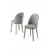 Hanah Home Set stolica Mara, 45x91x42 cm, 4 komada, Srebrno-sive boje