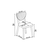 Hanah Home Set stolica Arfe, 101x76x26 cm, 4 komada, Svetlozelene