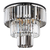 Globo 15695D - plafonski luster NAXIS 3xE27/40W/230V, prečnik 40 cm, crna