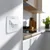 Solight 5B322W - Spoljašnja ugradna podna utičnica IP55, bela, pravougaona