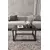 Hanah Home Klub sto Hole Rect, 70x38x42 cm, Crni