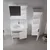 HANAH HOME Kupatilski ormarić sa umivaonikom i ogledalom (2 komada) Purus 80 964