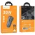 Hoco Avtomobilski polnilnik Hoco USB A + USB C QC3.0 PD 30 W + kabel USB C na Lightning Z57A, črn