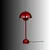 Opviq Stona lampa, Crvena