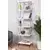 Hanah Home Polica 48x165x31cm Bela