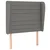 Vidaxl Box spring postelja z vzmetnico temno siva 100x200 cm blago