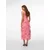 VERO MODA Obleka VMSMILLA  marelica / roza / roza