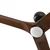 FARO 33806WT1S-LED prigušiva ventilator HEYWOOD S, LED 10W/230V CCT, prečnik 90 cm, drvo/crna WT+DO