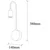 Opviq Baston 3282 Zidna lampa, Bela