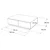 Hanah Home Set TV komoda i klub sto FR17-AA, Antracit